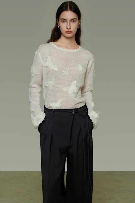 Butterfly Slim Sweater