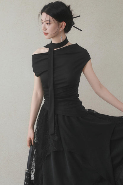 Flutter Drawstring T-Shirt