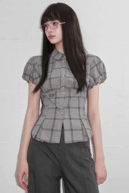 Sweetheart Puff Sleeve Shirt