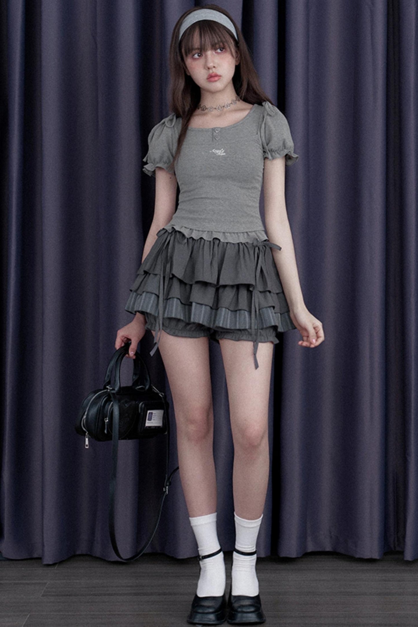 Mega Gray Cake Skirt