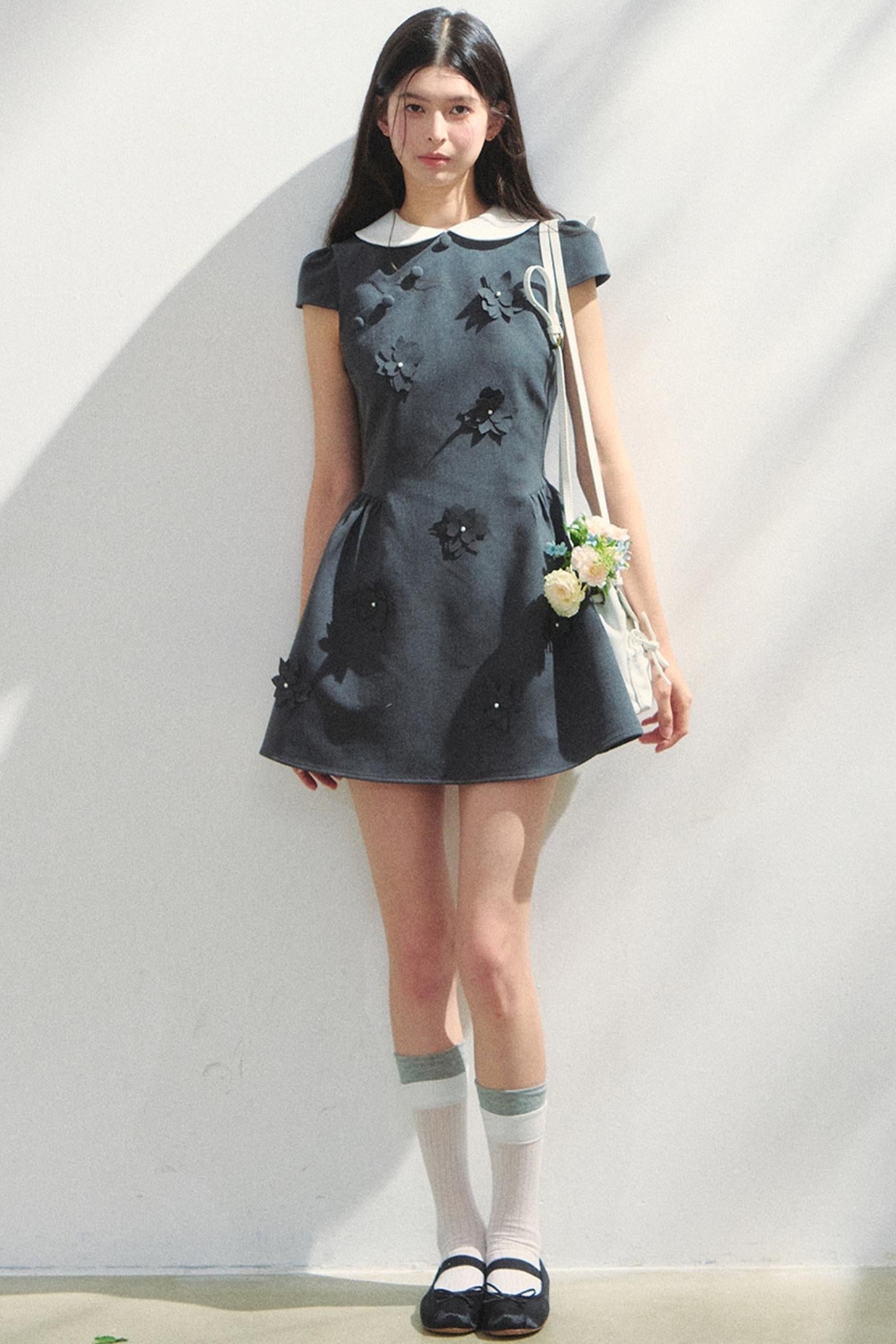 Floral Maiden Poncho Dress