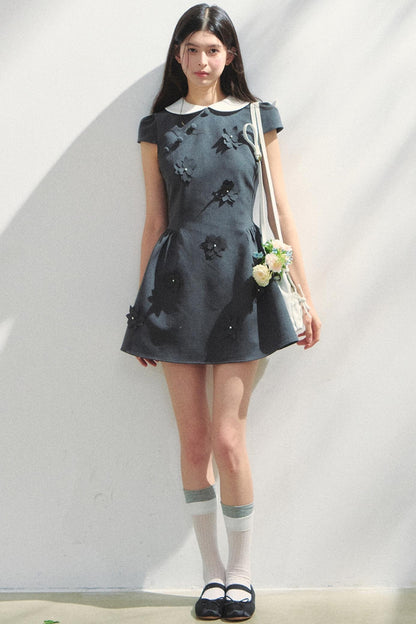 Floral Maiden Poncho Dress