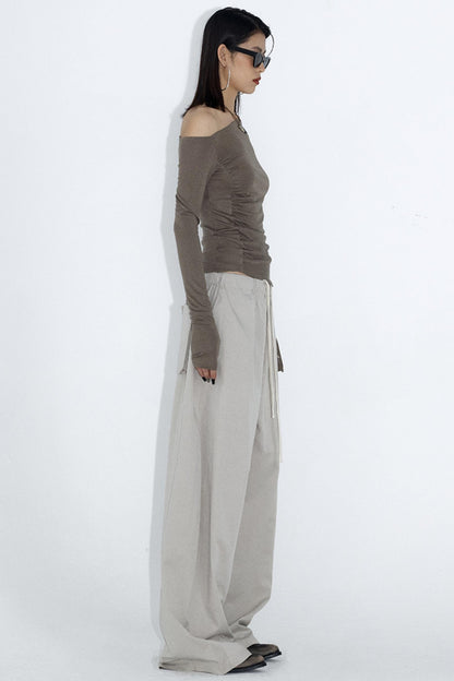 Relaxed Fit Gray Work Pants