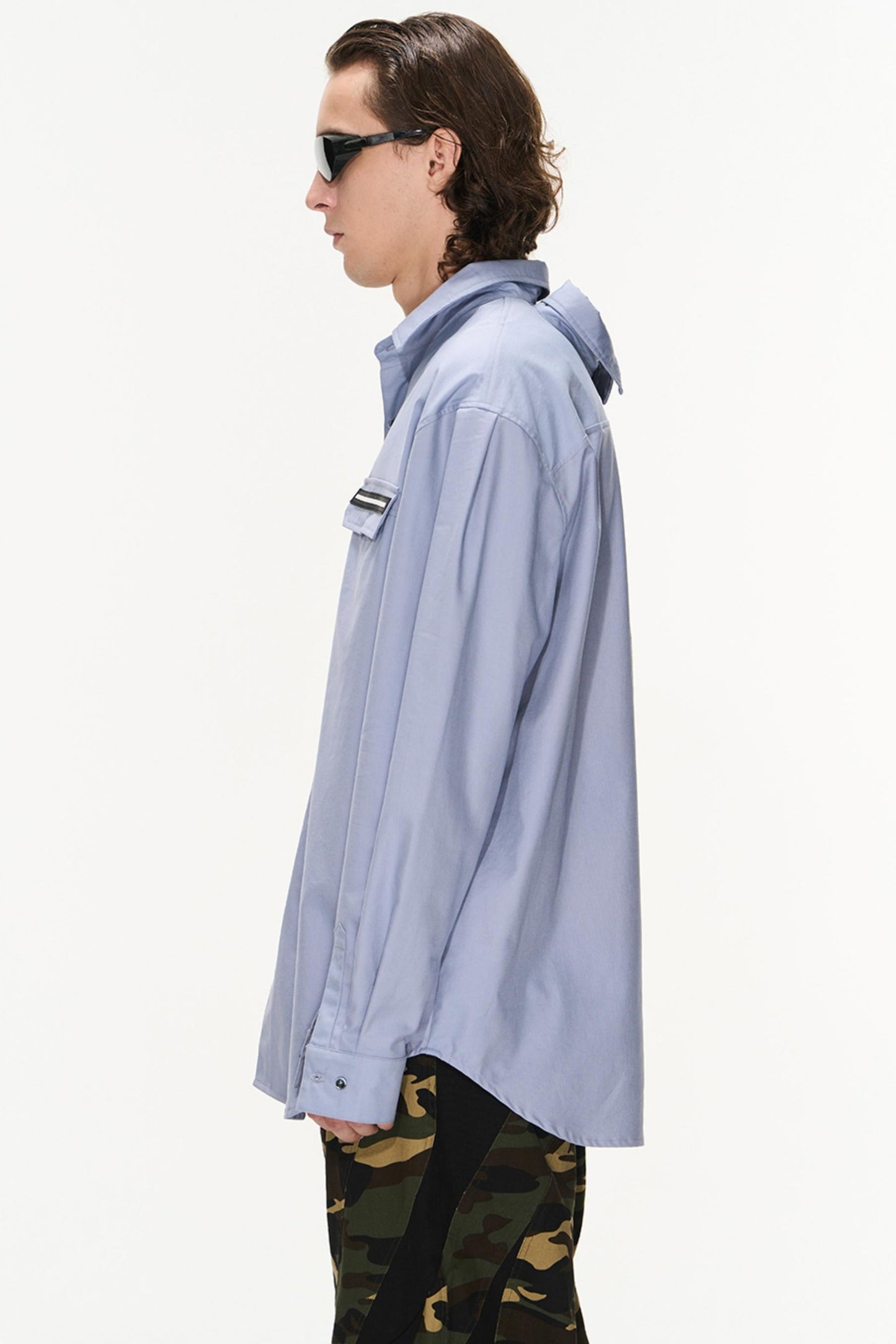 Ribbed Double Long Sleeve Shirt