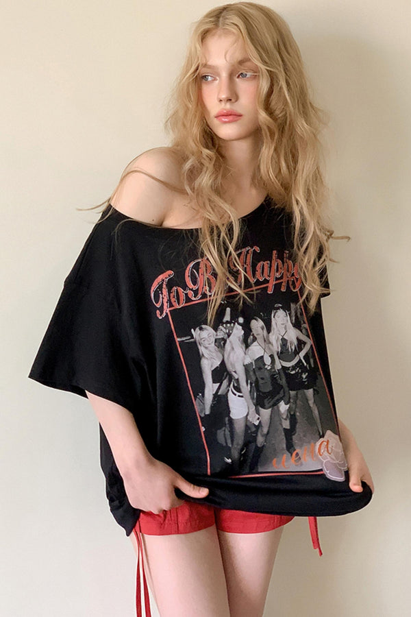 Vintage Off-Shoulder Tee