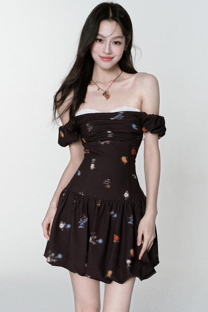 Rose One-Shoulder Dress