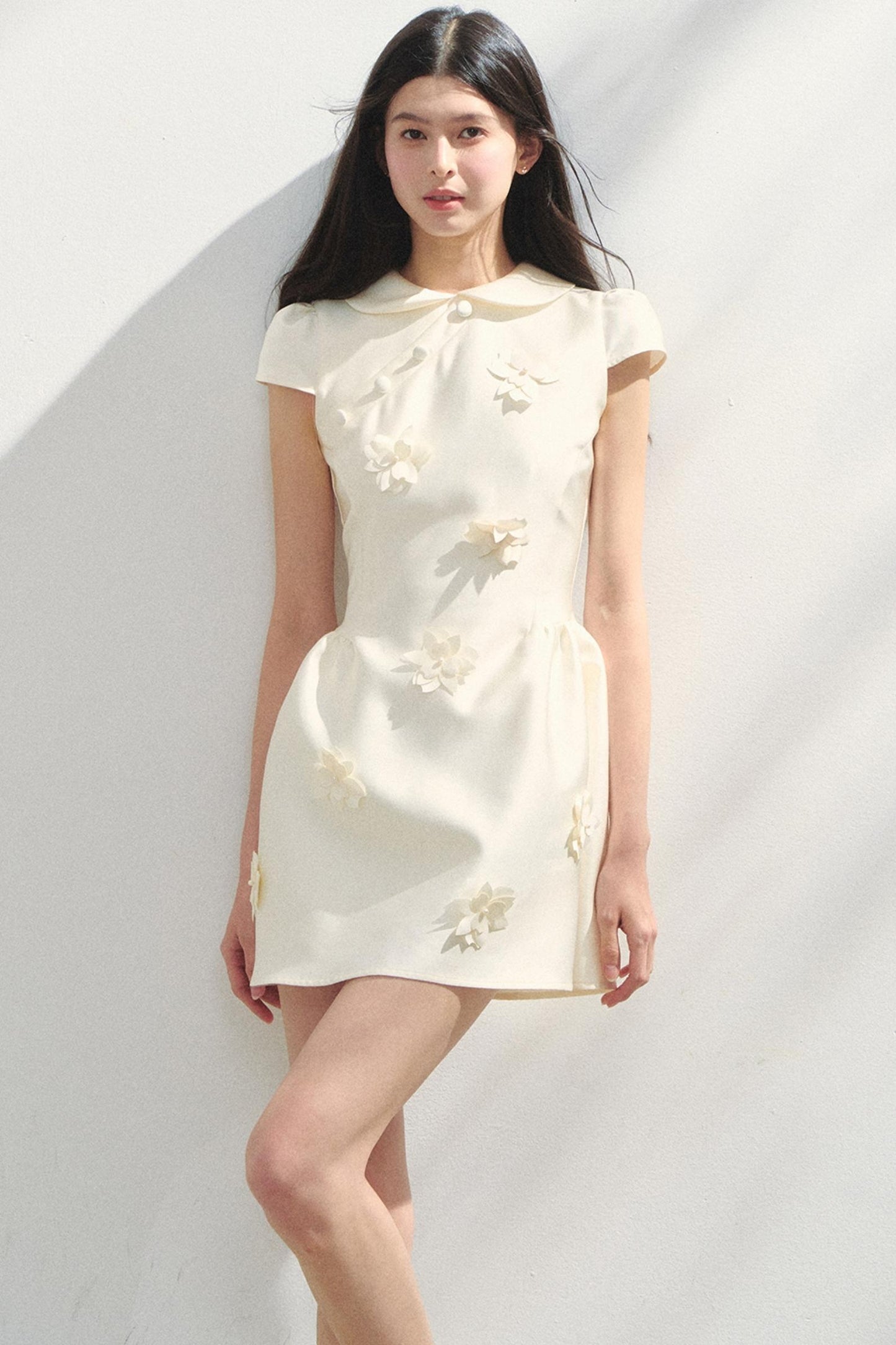 Floral Maiden Poncho Dress