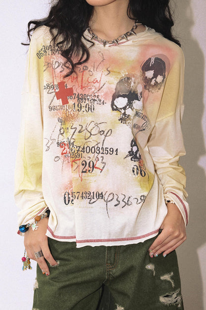 Physical Long Sleeves Full Print Sunscreen Hoodie