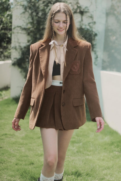 Brown Corduroy Blazer