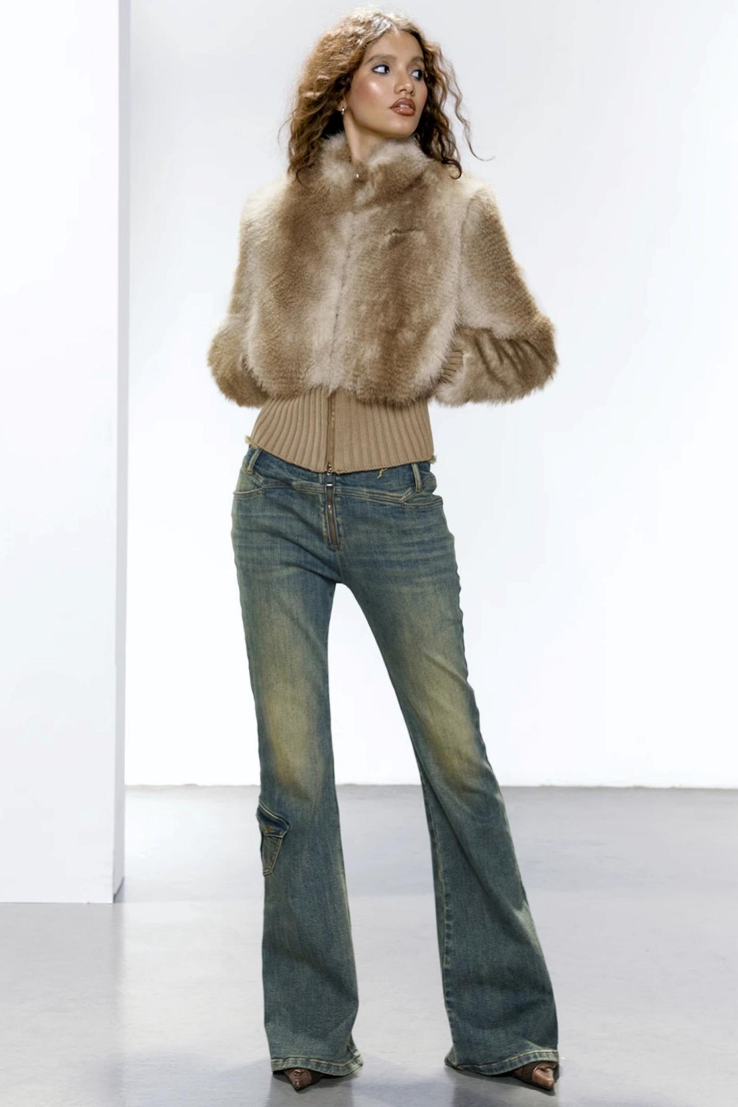 Maillard Thickened Fur Coat