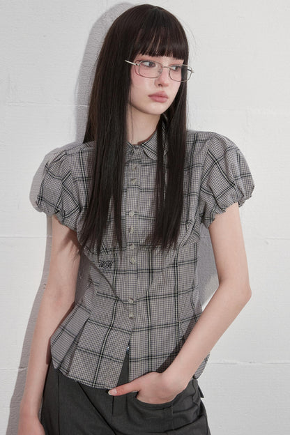 Sweetheart Puff Sleeve Shirt