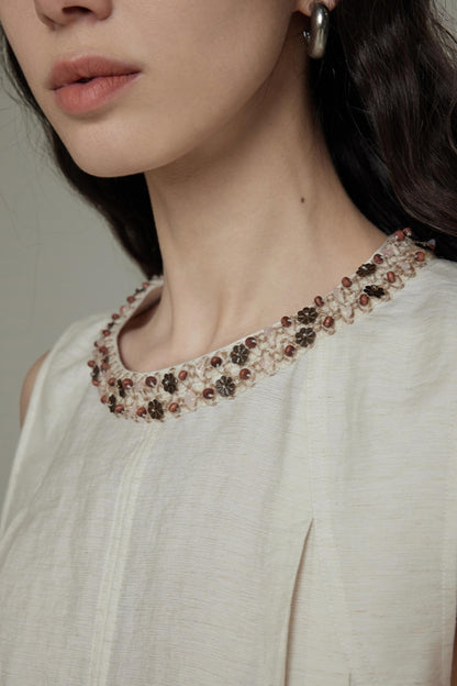 Simple Union Collar Vest