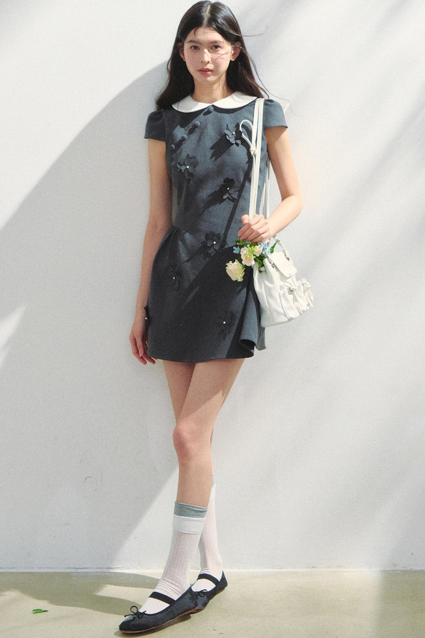 Floral Maiden Poncho Dress