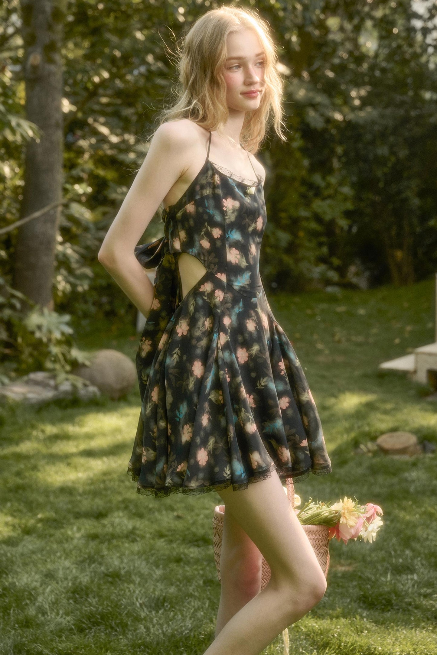 Green Lace Maxi Dress