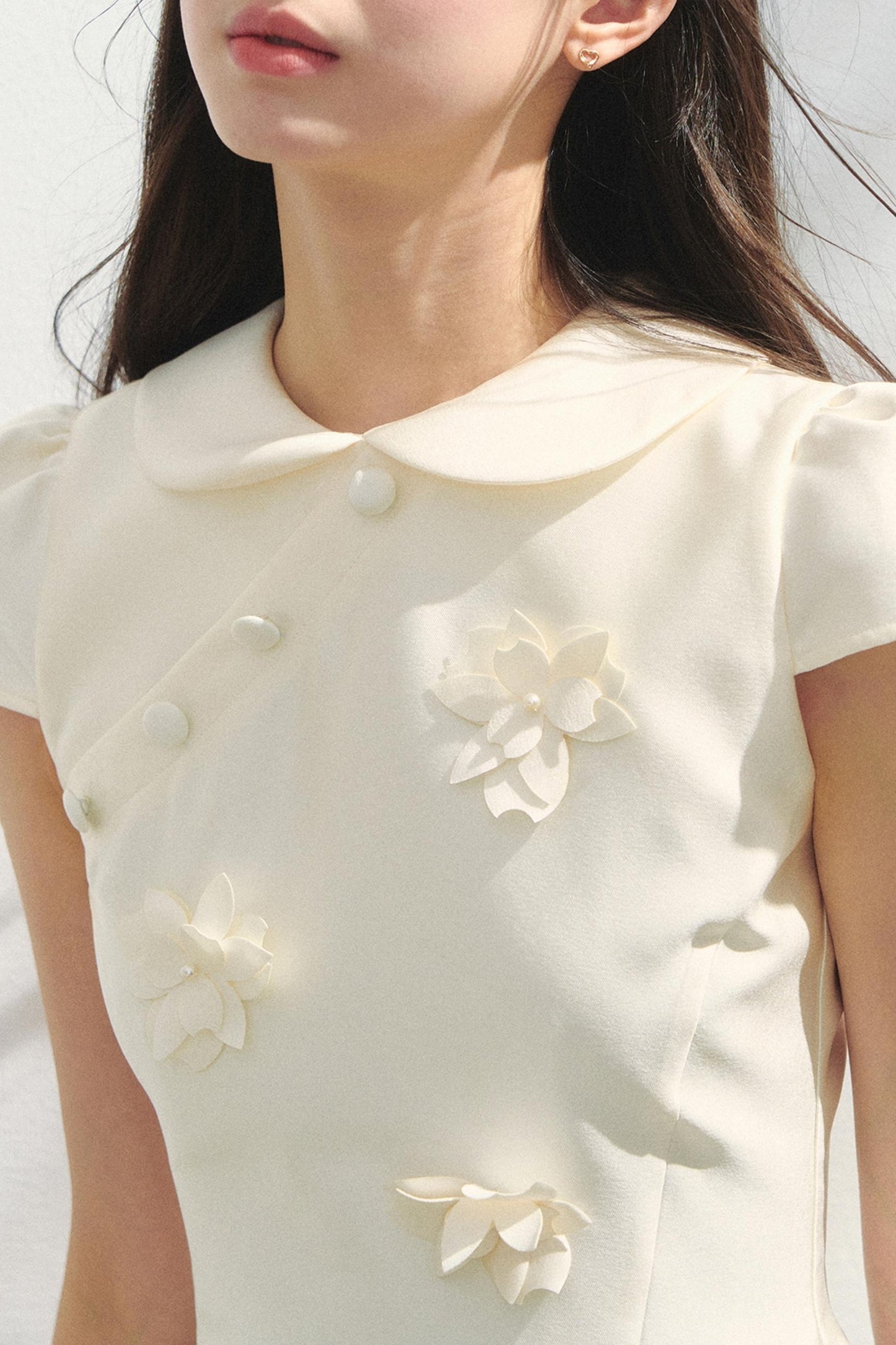 Floral Maiden Poncho Dress