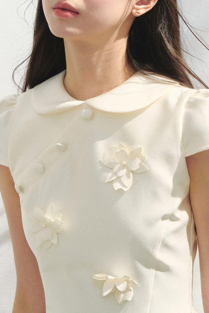 Floral Maiden Poncho Dress