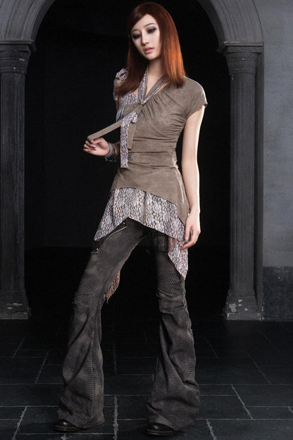 Vintage Alien Denim Trousers