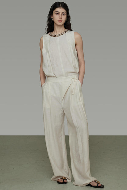 Simple Union Collar Vest