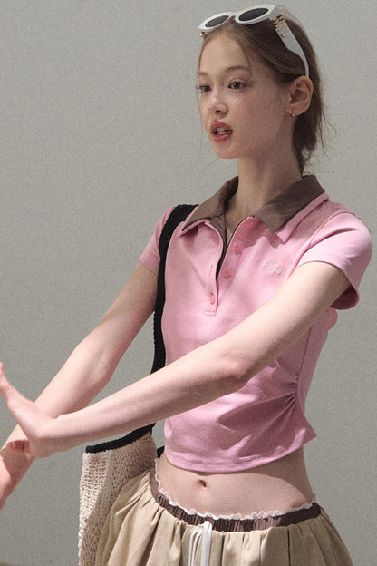 Vintage Lace Poncho Polo Skirt Set-Up