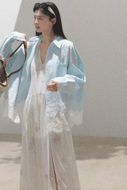 Serene Summers Halter Dress