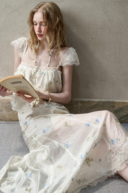 Airy Floral Ensemble Skirt Set-Up