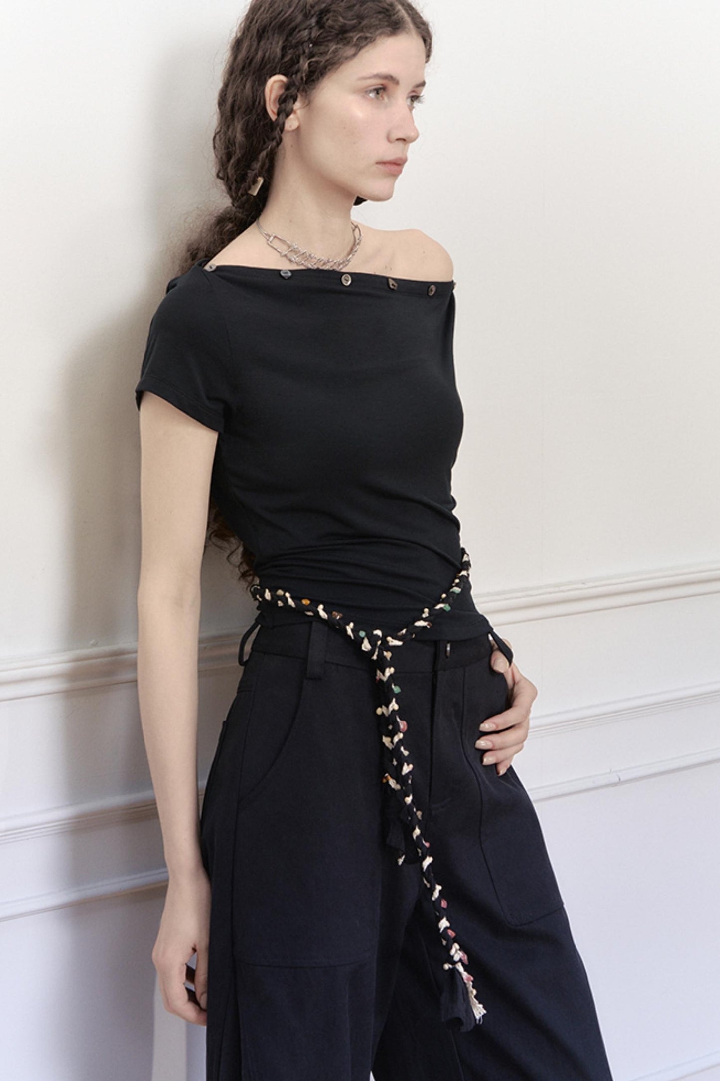 Irregular Gemstone Waist Chain