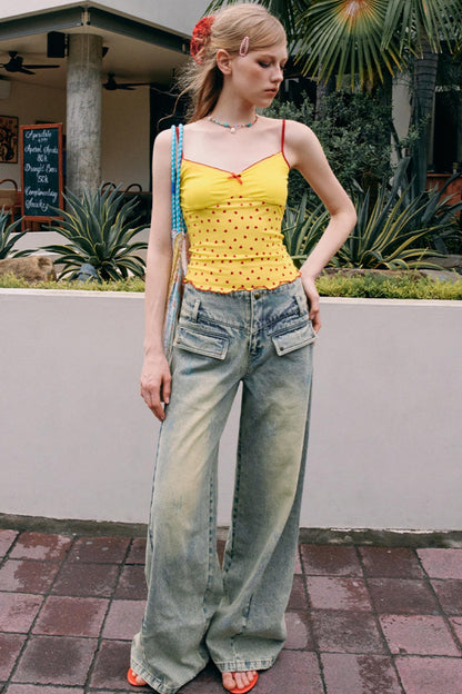 Charming Mesh Cami Top