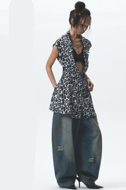 Distressed Denim Jeans