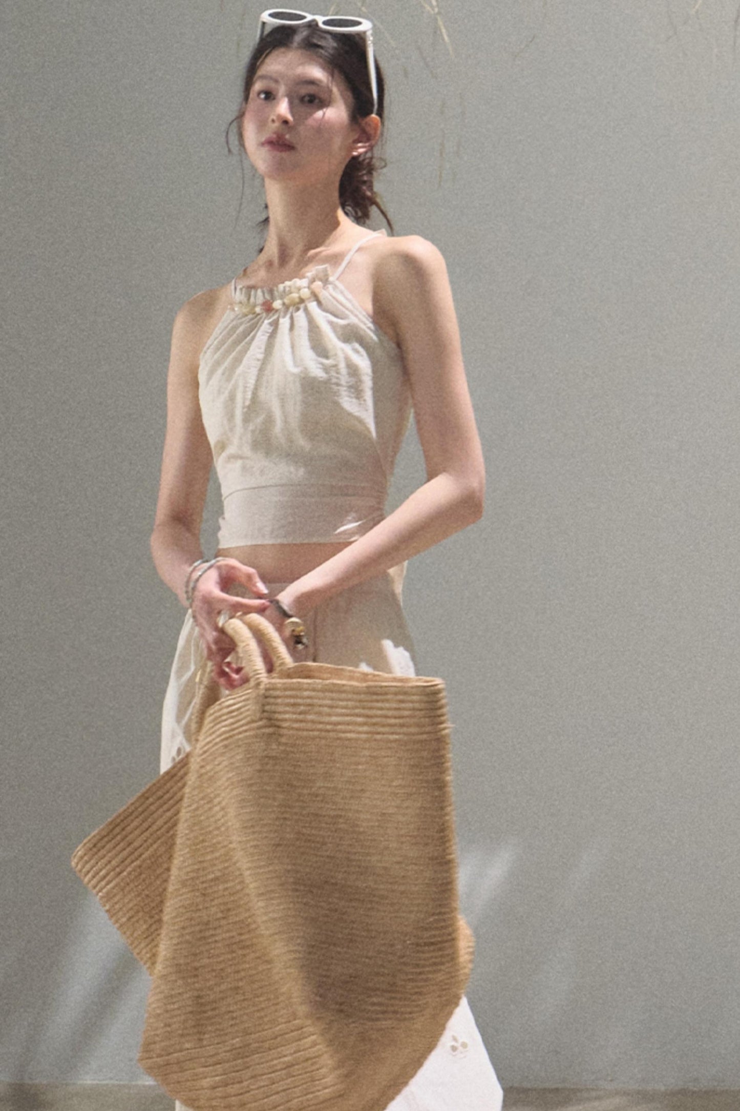 Self-Love Embroidered Summer Pants