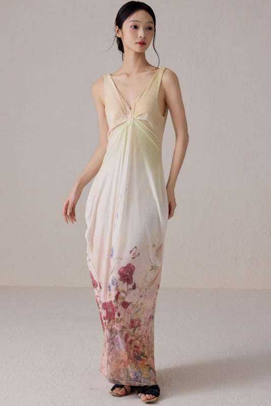 Moonlit Jacquard Dress