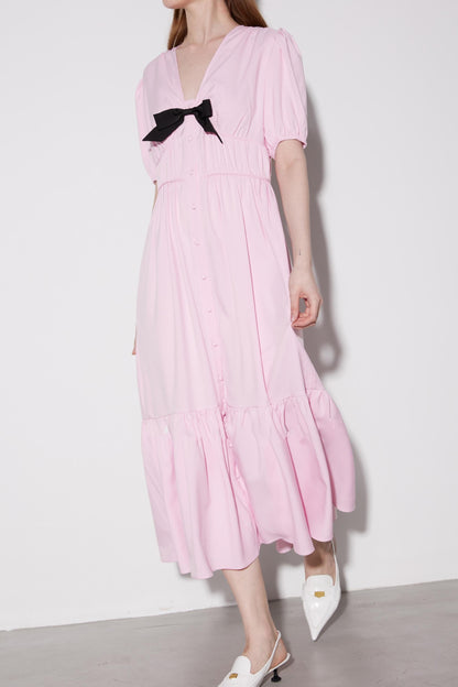 Bow Hem Summer Dress