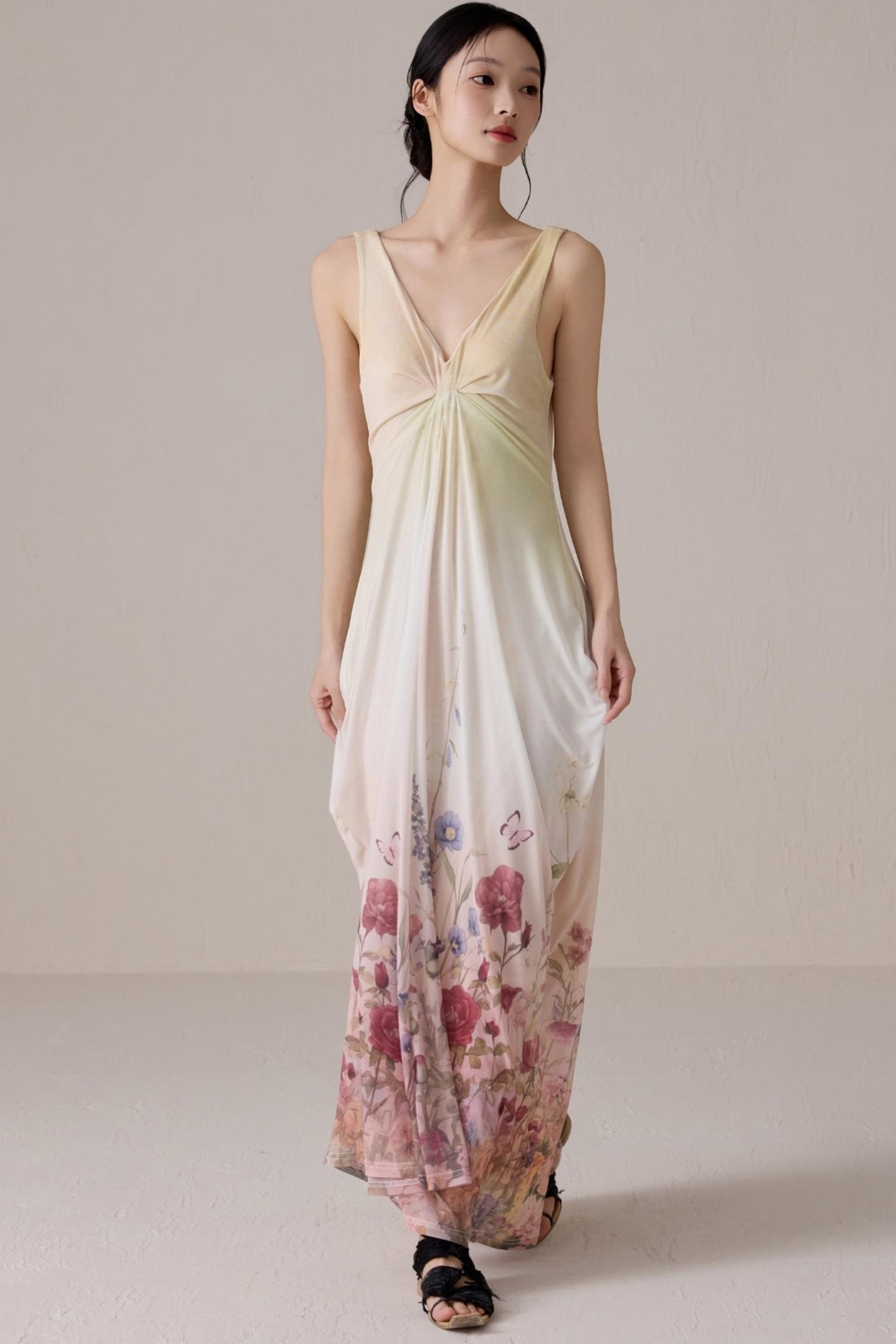 Moonlit Jacquard Dress