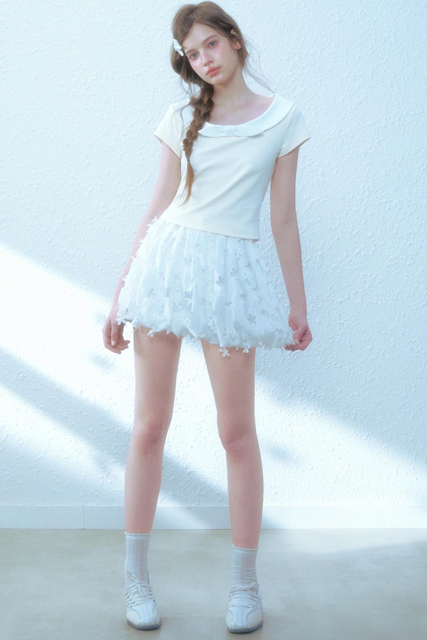 Summer Flower Pod Pants Skirt