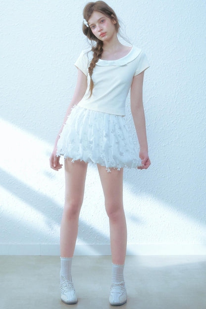 Summer Flower Pod Pants Skirt