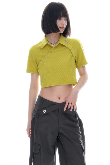 Simple Knit Modern Polo Shirt