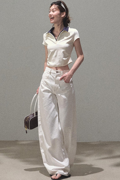 Vintage Lace Poncho Polo Skirt Set-Up