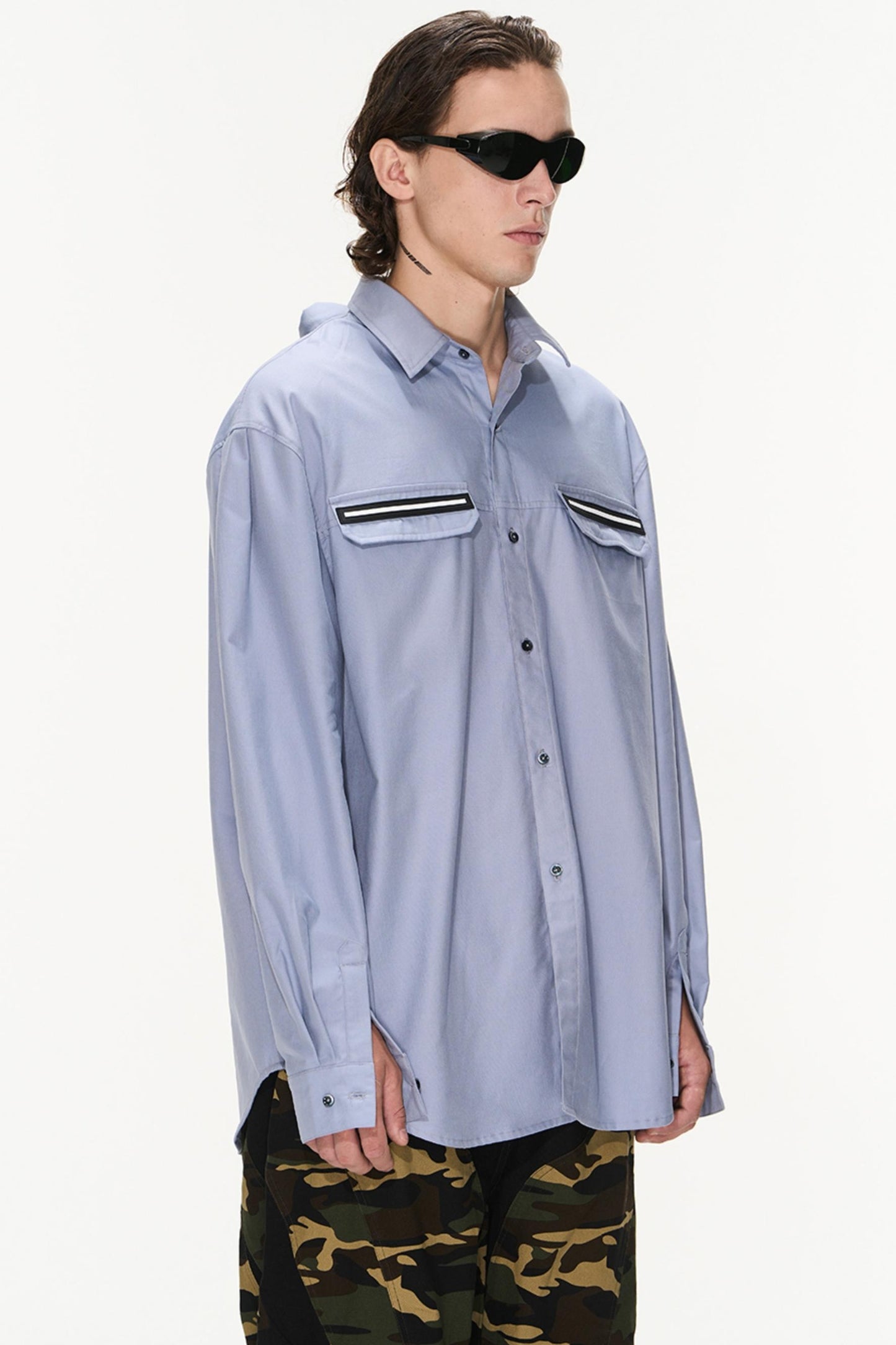 Ribbed Double Long Sleeve Shirt