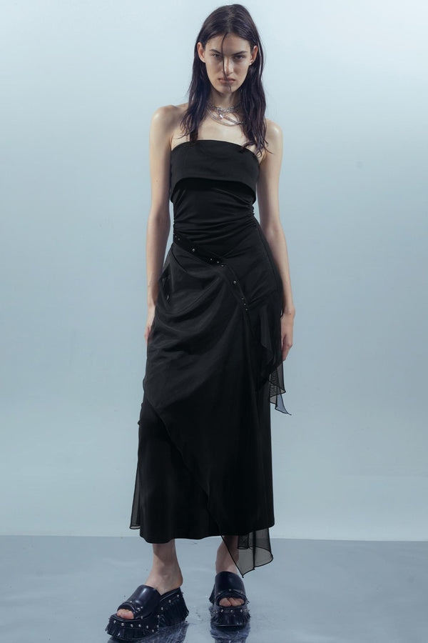 Mesh-Knit Dress