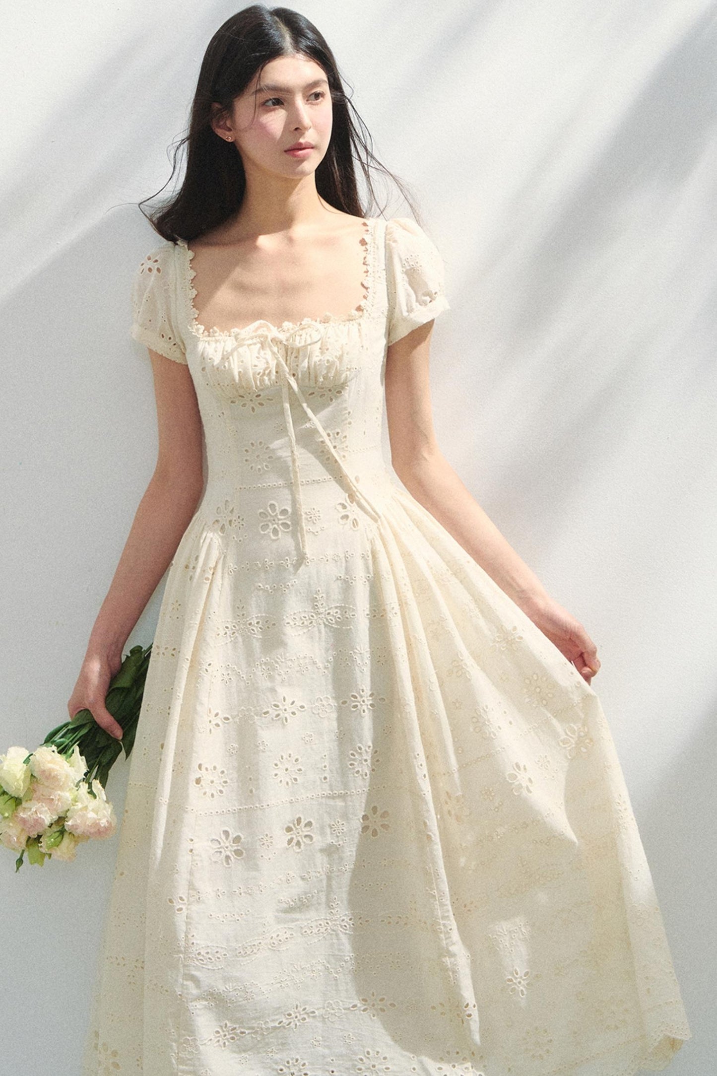 Embroidered Vacation Dress