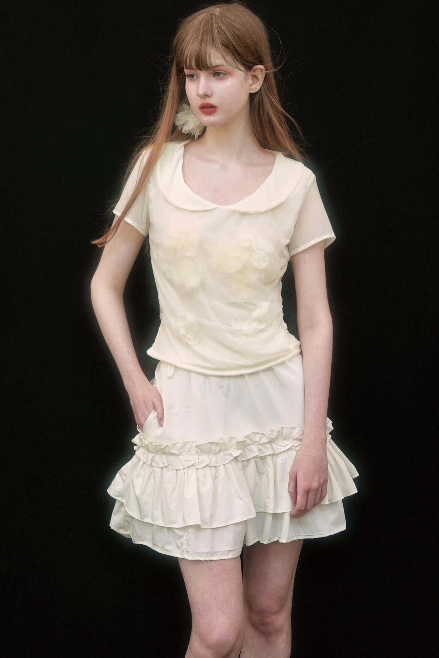 Summer Blossom Tee Skirt Set-Up