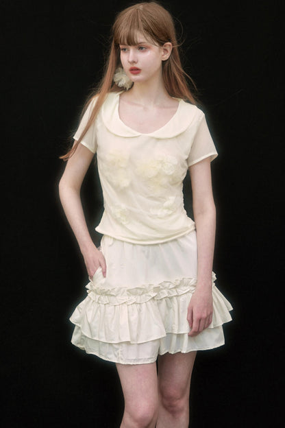 Summer Blossom Tee Skirt Set-Up