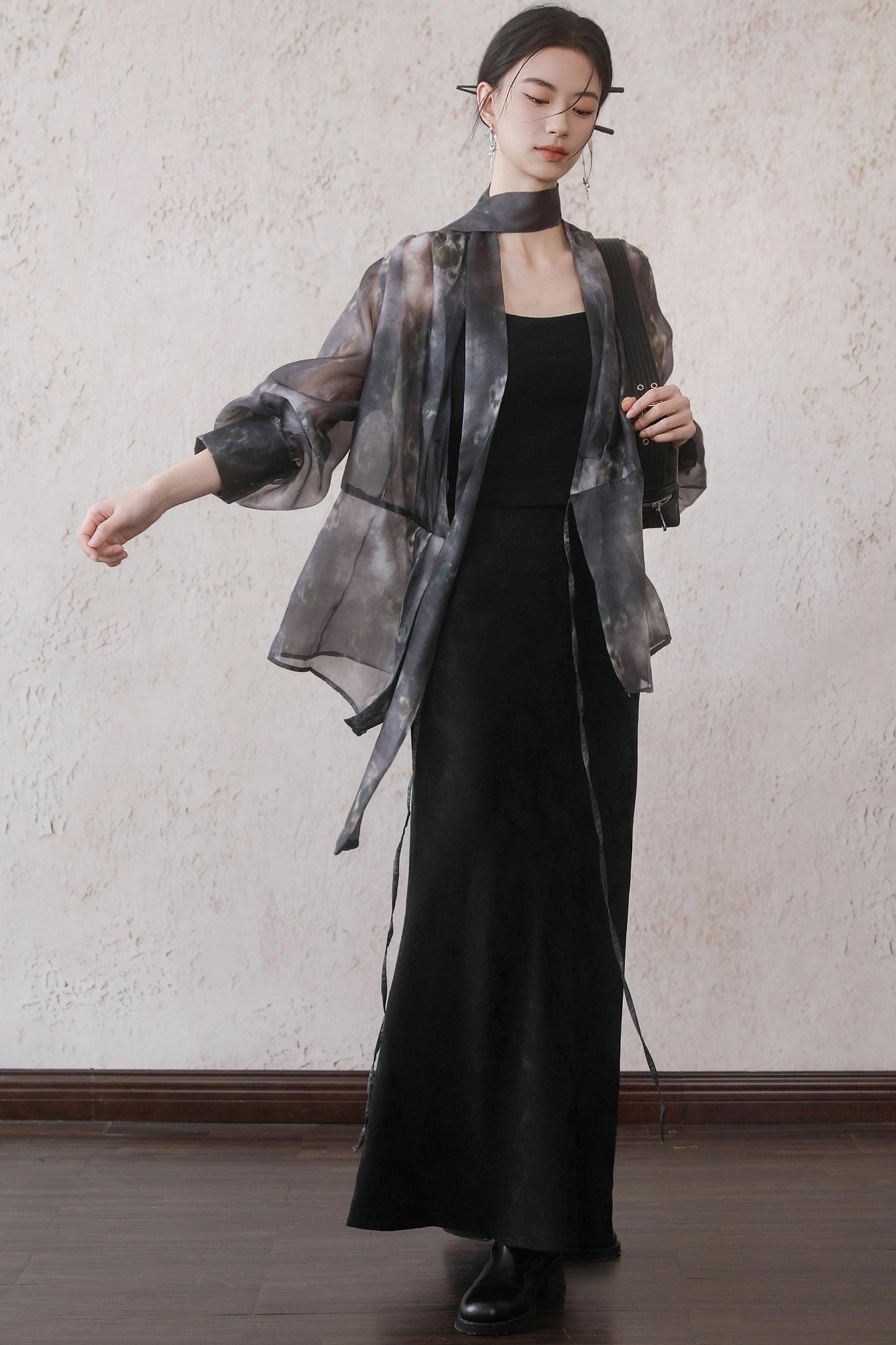 Purple Halo Mesh Jacket