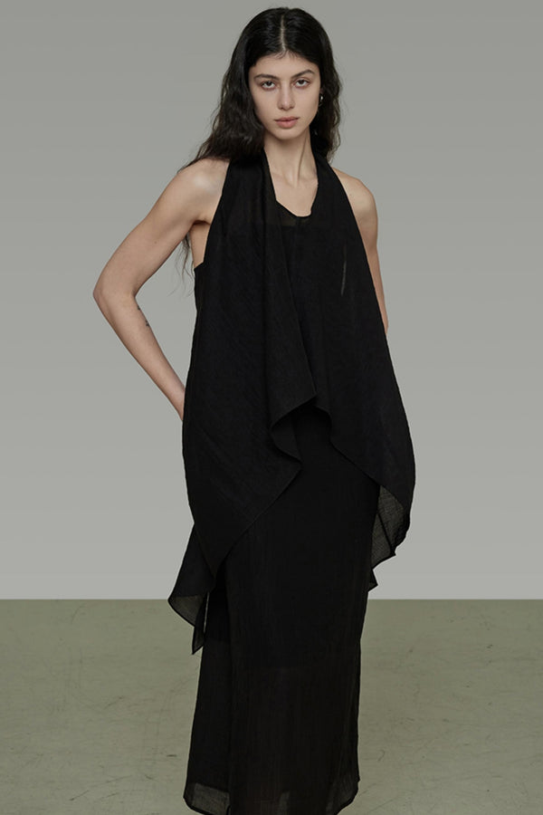 Double-Layer Long Dress