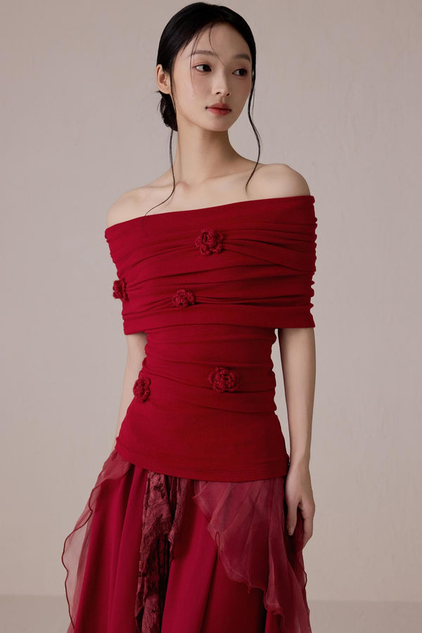 Romantic Pink Knit Top