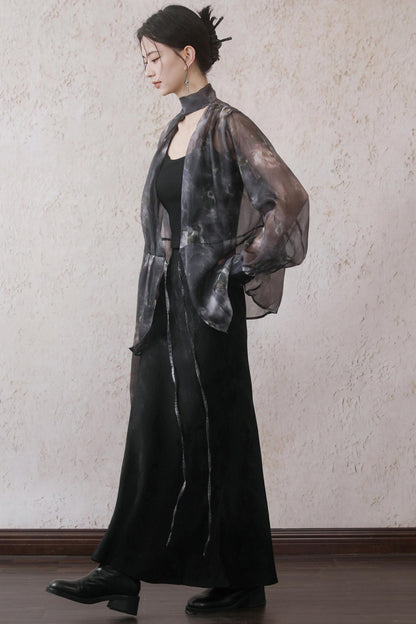 Purple Halo Mesh Jacket