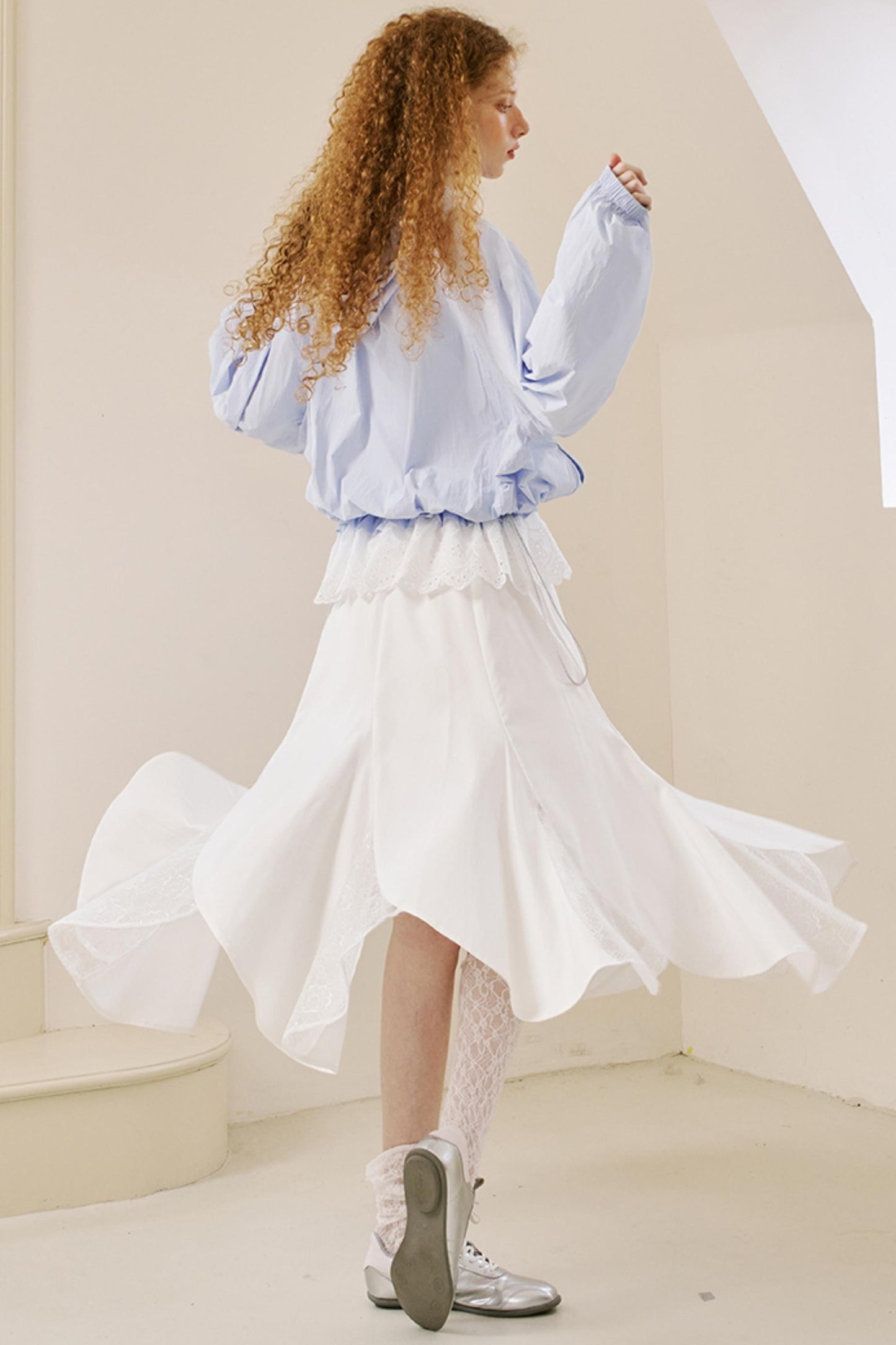 Breezy Lace Fishtail Skirt