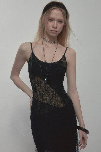 Summer Black Lace Dress