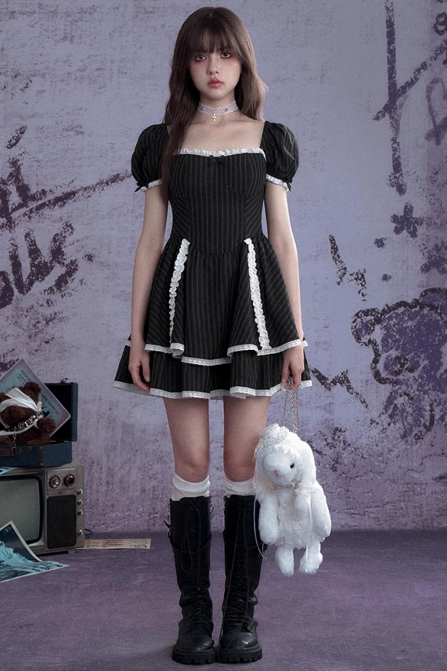 Sweet Lace Cake Dress