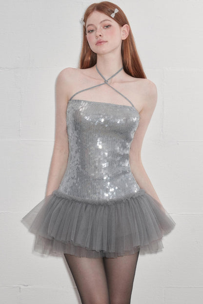 Vintage Princess Sequin Dress