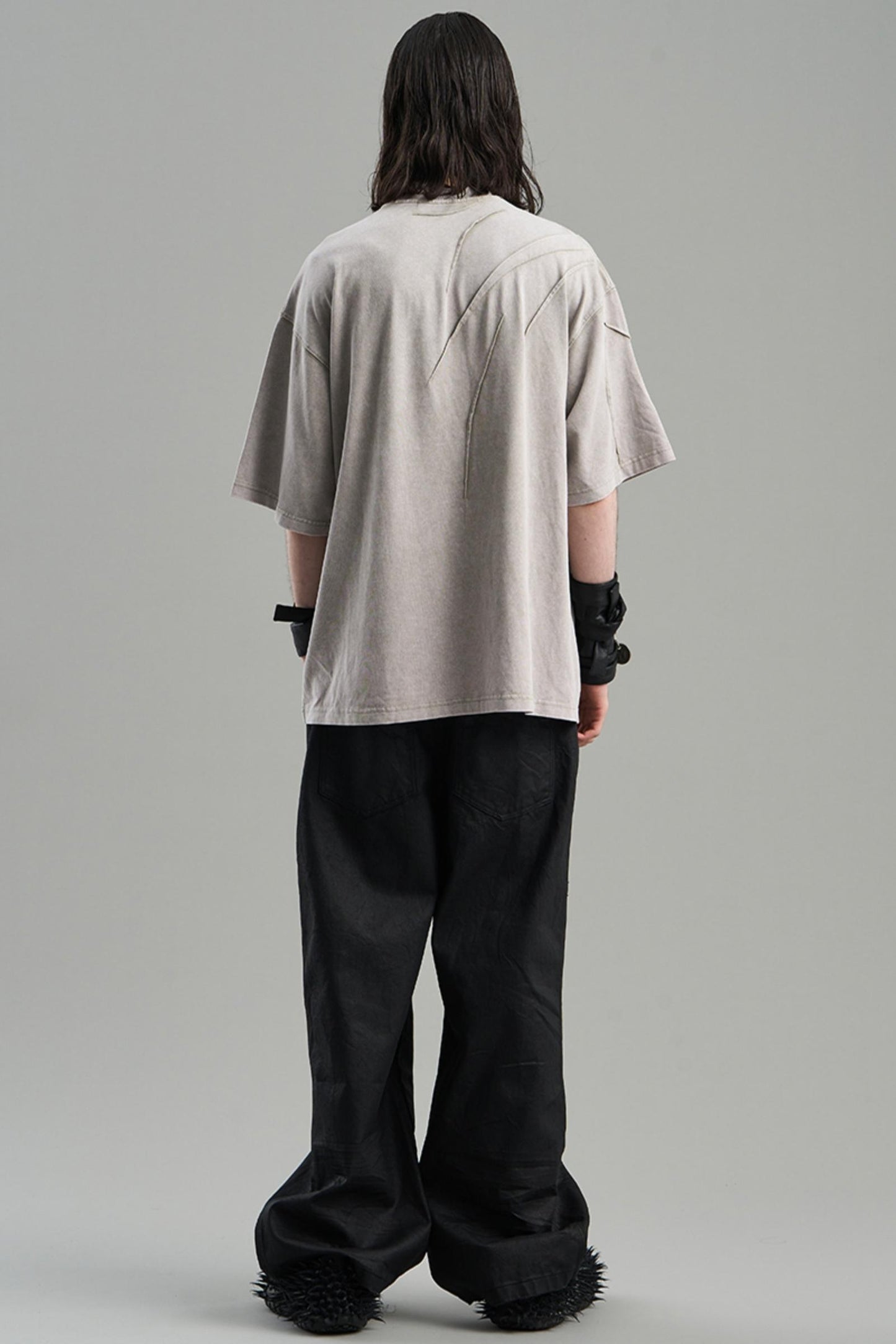 Pleated Asymmetrical Tee